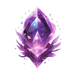 Floating crystal