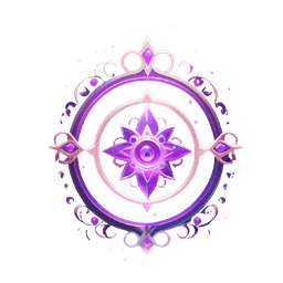 Floating mystical symbol